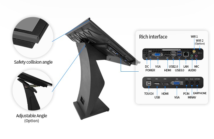 Jorarri information kiosk adjustable angle Jorarri information kiosk adjustable angle